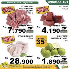 Giant sebagai retail besar yang menyediakan berbagai macam kebutuhan dapur, hadir dengan memberikan berbagai macam makanan mentah. Promo Jsm Giant 2 April 2021 Diskonan Produk Kebutuhan Harian Hingga 45