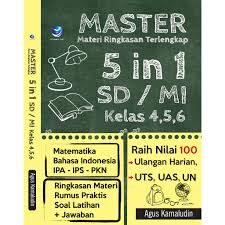 Soal latihan uas mata pelajaran pkn untuk kalian yang duduk dibangku kelas 3 sd semester 1 yang dilengkapi dengan kunci jawaban. Master Materi Ringkasan Terlengkap 5 In 1 Sd Mi Kelas 4 5 6 Matematika Bahasa Indonesia Ipa Ips Shopee Indonesia
