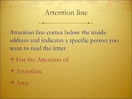 Mar 28, 2019 · attn is a short form of the word attention and is commonly used in emails and written correspondence to indicate the intended recipient. Writing And Laying Out Business Letters Business
