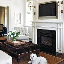 Sconces Flanking Flatscreen Tv Design Ideas