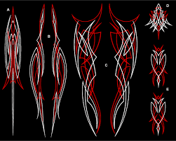 Old School Custom Pinstripes The Big Bike Kit For Harley Road King Pinstriping Designs Pinstriping Car Pinstriping