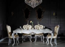 This traditional dining chair is perfectthis traditional dining chair is perfect for any dining room. Casa Padrino Luxury Baroque Dining Room Set Gold Antique White 1 Dining Table 6 Dining Chairs Dining Room Furniture In Baroque Style Noble Magnificent