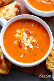 Creamy Roasted Tomato Basil Soup Cafe Delites Roasted Tomato Basil Soup Tomato Basil Soup Fall Soup Recipes