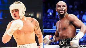 Floyd mayweather and jake paul posed during a news conference at hard rock stadium, in miami gardens, florida. Jake Paul Wants To Fight Floyd Mayweather In A Boxing Match Hollywood Life