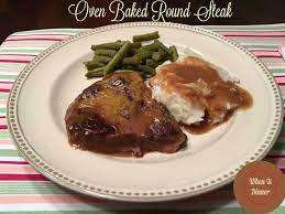 Oven Baked Round Steak Recipe Round Steak Recipes Round Steak Recipe Oven Tenderized Round Steak Recipes