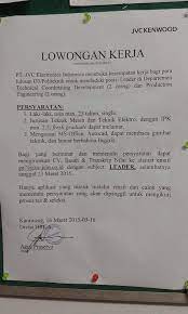 Pt kiyokuni idonesia terletak di kawasan ejip, cikarang dan di karawang. Populer Soal Psikotes Pt Jvc Karawang Viral