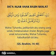 Doa Agar Anak Rajin Shalat Doa Bijak Motivasi