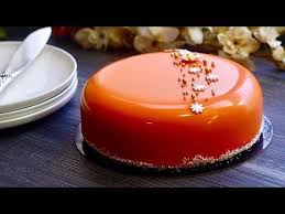 Entremets Chocolat Au Lait Et Aux Fruits De La Passion Glacage Miroir Sans Glucose Yout Glacage Miroir Sans Glucose Recette Glacage Chocolat Recette Glacage