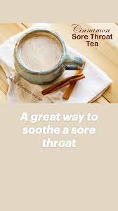 A Great Way To Soothe A Sore Throat Pinterest