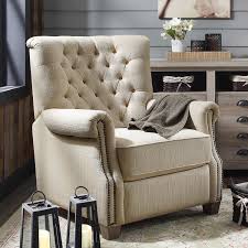 Better Homes And Garden Tufted Push Back Recliner Beige Walmart Com Better Homes And Garden Home Decor Living Room Furniture