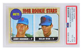 Nolan ryan's career was unprecedented. Nolan Ryan Jerry Koosman 1968 Topps Baseball 177 Rc Rookie Card Psa 4 G Ebay