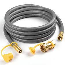 Green acme optional tank fitting is available at an additional charge. Amazon Com 3 8 Qdd Ng Gas Hose 12 Long Quick Disconnect Low Pressure Natural And Propane Gas Hose 2578 1 2 Psig Pressure Inlet 3 8 Npt Outlet 3 8 Flare Swivel Female Brass Connector Patio
