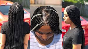 This type of braid for black hair adds volume by braiding the hair extensions to the braids near the scalp. African Hair Braiding Styles Pictures 2020 Check Out Collection Of 2020 Best Braided Hairstyles Youtube