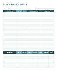 Jul 05, 2016 · document employee attendance with this simple template. 40 Free Attendance Tracker Templates Employee Student Meeting