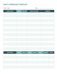 Maybe you would like to learn more about one of these? 40 Free Attendance Tracker Templates Employee Student Meeting