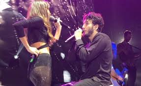 Tini stoessel y sebastian yatra. Sebastian Yatra Y Tini Stoessel A Los Besos En El Luna Park
