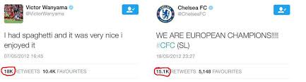 We would like to show you a description here but the site won't allow us. Football Super Tips On Twitter Victor Wanyama S Spaghetti Tweet Got More Retweets Than Chelsea Winning The Champions League Http T Co C90wicjpj1
