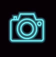 Neon Camera Logo Wallpaper Iphone Neon Iphone Wallpaper Logo Blue Wallpaper Iphone