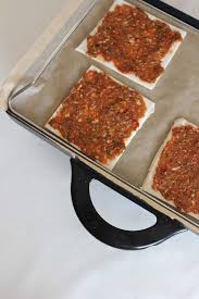 Gruensteinkitchen Schnelle Turkische Pizzen Aus Blatterteig Milfoy Lahmacun Turkische Pizza Rezepte Rezeptideen