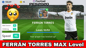 Ferran torres genie scout 21 rating, traits and best role. Omg Ferran Torres Max Level Rating 93 Efootball Pes Mobile 2020 116 Youtube