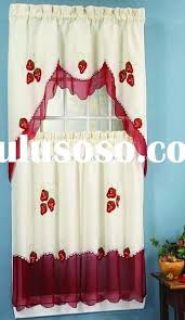applique strawberry kitchen tiers set