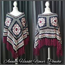 Poncho is great for your next project because it looks good on anybody. Ravelry Flower Poncho Pattern By Annah Haakt