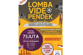 Naib juara pertandingan video pendek 2019 anjuran jabatan warisan negara. Bernama Video Pendek Sahabat Lama Di Era Baru Hubungan Malaysia Indonesia Tawar Hadiah Rp75 Juta