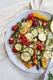 Tarragon Roasted Summer Vegetables Recipe Roasted Summer Vegetables Roasted Veggies Recipe Healthy Vegetable Recipes