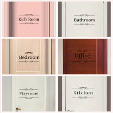 Shop for fun and stylish wall art from pottery barn teen®. Kitchen Bathroom Bedroom Playroom Office Wc Entrance Sign Door Stickers For Home Decoration Diy Vinyl Wall Art Toilet Decals Super Deal 83d17a Goteborgsaventyrscenter