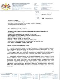 Tarikh Pendaftaran Peperiksaan Dan Pentaksiran Lp 2020 Pdf