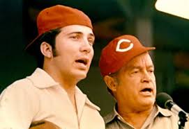 J B SINGS WITH OLD SKI NOSE AT CROSLEY FIELD…