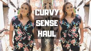 curvy sense plus size fashion try on haul review