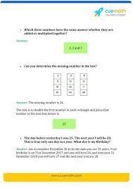 Maybe you would like to learn more about one of these? 30 Fun Maths Questions With Answers