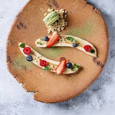 We did not find results for: Food Plating Dessert Organic Banana With Fresh Berries Mint Puffed Rice And Macaroon Biscuit Served With Green Tea Matcha Powder On Terracotta Plate Over Gray Background Flat Lay Square Image Stock Photo