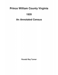 Prince William County Virginia Books by Ron Turner
