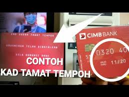 Anda perlu mempunyai kad debit bank islam yang masih lagi aktif. Contoh Kad Cimb Sudah Tamat Tempoh Part 1 Youtube