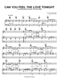 Can You Feel The Love Tonight Piano Sheet Music Free Can You Feel The Love Tonight Reading Sheet Music Sheet Music How Are You Feeling