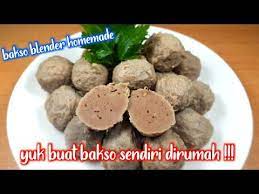Resep Bakso Sapi Blender Homemade Hasilnya Gurih Dan Kenyal Youtube Resep Bakso Resep Resep Makanan