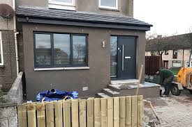 Bay window extension | new bay window extension built on. Cairncry Road Porch Extension Ak Architecture