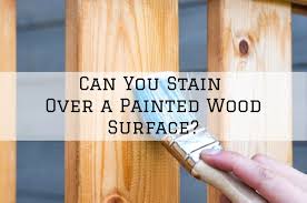Painting wooden furniture is a way to give new life to an older chair or other piece of furniture. Can You Stain Over A Painted Wood Surface New Haven Painters Llc