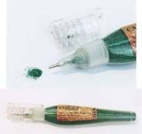 Glitter Powder Pen Hologram Green 10 g