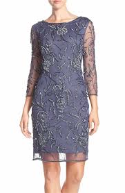 Main Image Pisarro Nights Embellished Mesh Sheath Dress Nordstrom Dresses Dresses Sheath Dress