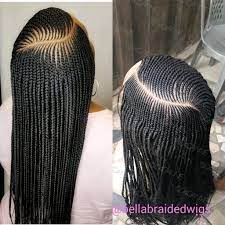 Lace Frontal Cornrow Wig Neatly And Tightly Done For Long Term Use Hand Made Corn Row Wigs Lace Frontal Mat Hair Styles Cool Braid Hairstyles Long Hair Styles