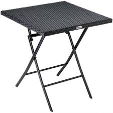 Bei mehreren leuten sind größere und rechteckige tische eine. Casaria Klapptisch Rom 1 St Balkontisch Gartentisch Poly Rattan Wetterfest Platzsparend Klappbar Hohe Belastbarkeit 60kg Pflegeleicht Online Kaufen Otto
