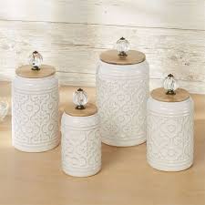 Maybe you would like to learn more about one of these? Bria Ivory Ceramic Kitchen Canister Set Of 4