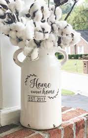Home Sweet Home Farmhouse Milk Can Gift For New Home Owners Etsy Milk Can Decor Homeowner Gift Farmhouse Style Decorating
