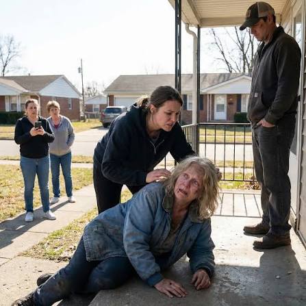 I mowed the lawn for the 82-year-old widow next door — the next morning, a  sheriff woke me up with a blood-curdling request. I was 34 weeks pregnant  and completely alone. My