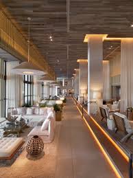 Modern Lobby And Reception In Miami Beach Fl By Meyer Davis Hotel Interiors Hotel Lobby Design Hotel Interior Design