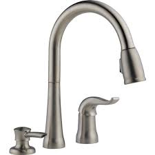 To read all the instructions completely before beginning. Delta Pull Down Kitchen Faucet With Soap Dispenser 16970 Sssd Dst Reno Depot