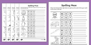 Spell outthey sent me a letter spelling out the details of the agreement. Cvc Spelling Maze Worksheets Teacher Made